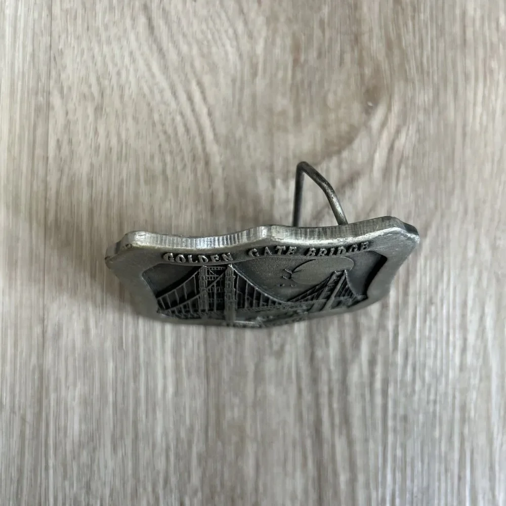 Golden Gate Bridge Belt Buckle San Francisco California CA Indiana Metal Craft